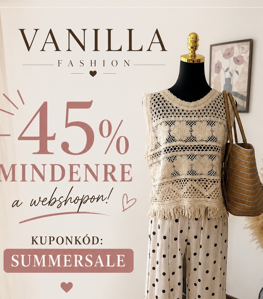 45% KEDVEZMÉNY